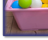 Bertie's beloved ball pit!