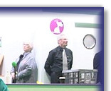 Sarah and Darcy with the Crufts Trophy!